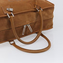 LOEWE Amazona 44 Hand Bag Suede Brown Silver Auth yk20811SAV-7