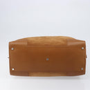 LOEWE Amazona 44 Hand Bag Suede Brown Silver Auth yk20811SAV-5