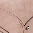 GUCCI GG Supreme Boston Bag PVC 2way Pink Gold 811486 Auth yk20816SAV-15
