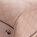 GUCCI GG Supreme Boston Bag PVC 2way Pink Gold 811486 Auth yk20816SAV-18