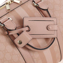 GUCCI GG Supreme Boston Bag PVC 2way Pink Gold 811486 Auth yk20816SAV-20