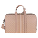 GUCCI GG Supreme Boston Bag PVC 2way Pink Gold 811486 Auth yk20816SAV-3