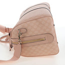 GUCCI GG Supreme Boston Bag PVC 2way Pink Gold 811486 Auth yk20816SAV-4