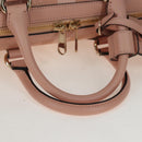 GUCCI GG Supreme Boston Bag PVC 2way Pink Gold 811486 Auth yk20816SAV-7