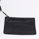CHANEL Triple Coco Chain Shoulder Bag Caviar Skin Black Gold CC Auth yk20817SAV-21