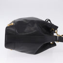 CHANEL Triple Coco Chain Shoulder Bag Caviar Skin Black Gold CC Auth yk20817SAV-3
