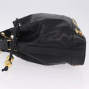 CHANEL Triple Coco Chain Shoulder Bag Caviar Skin Black Gold CC Auth yk20817SAV-4