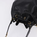 CHANEL Triple Coco Chain Shoulder Bag Caviar Skin Black Gold CC Auth yk20817SAV-6
