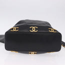 CHANEL Triple Coco Chain Shoulder Bag Caviar Skin Black Gold CC Auth yk20817SAV-5
