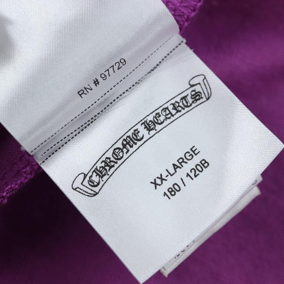 Chrome Hearts Long-sleeved T-shirt cotton Purple Auth yk20818M
