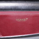 CHANEL Matelasse Turn Lock Chain Bag Lamb Skin Black Gold CC Auth yk20823SAM-19