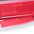 CHANEL Chain Matelasse Shoulder Bag Lamb Skin Black Gold CC Auth yk20824V-11