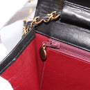 CHANEL Chain Matelasse Shoulder Bag Lamb Skin Black Gold CC Auth yk20824V-21