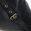 Miu Miu Shoulder Bag Leather Black Gold Auth yk20825V-10
