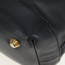 Miu Miu Shoulder Bag Leather Black Gold Auth yk20825V-15