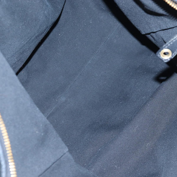 Miu Miu Shoulder Bag Leather Black Gold Auth yk20825V