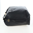 Miu Miu Shoulder Bag Leather Black Gold Auth yk20825V-3