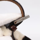 FENDI Mamma Baguette Shoulder Bag Harako leather White Silver Auth yk20827SAM-14