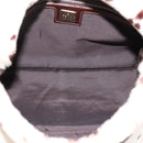 FENDI Mamma Baguette Shoulder Bag Harako leather White Silver Auth yk20827SAM-16