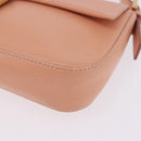 FENDI Mamma Baguette Shoulder Bag Leather Pink Gold Tone Auth yk20830SAM-16