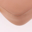 FENDI Mamma Baguette Shoulder Bag Leather Pink Gold Tone Auth yk20830SAM-17