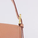 FENDI Mamma Baguette Shoulder Bag Leather Pink Gold Tone Auth yk20830SAM-19
