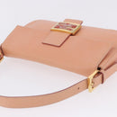 FENDI Mamma Baguette Shoulder Bag Leather Pink Gold Tone Auth yk20830SAM-6