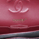 CHANEL Matelasse 23 Double Flap Chain Bag Caviar Skin Black Gold Auth yk20831SM-21