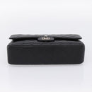 CHANEL Double Flap Chain Matelasse 23 Bag Caviar Skin Black Auth yk20833SM-5