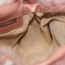 FENDI Selleria Mini Mamma Baguette Bag Wool Pink Silver 8BR185 Auth yk20834SAM-22