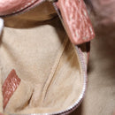FENDI Selleria Mini Mamma Baguette Bag Wool Pink Silver 8BR185 Auth yk20834SAM-25