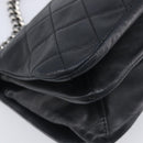 CHANEL Matelasse Chain Shoulder Bag Lamb Skin Black Silver CC Auth yk20835V-15