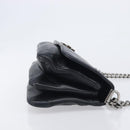 CHANEL Matelasse Chain Shoulder Bag Lamb Skin Black Silver CC Auth yk20835V-4