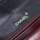 CHANEL Chain Matelasse Shoulder Bag Lamb Skin Black Gold CC Auth yk20836SAM-21
