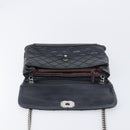 CHANEL Matelasse Chain Shoulder Bag Leather Black Silver CC Auth yk20837V-17