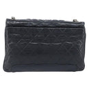 CHANEL Matelasse Chain Shoulder Bag Leather Black Silver CC Auth yk20837V-3