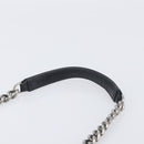 CHANEL Matelasse Chain Shoulder Bag Leather Black Silver CC Auth yk20837V-9
