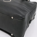 LOEWE Hand Bag Leather Green Silver Auth yk20838V-9