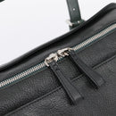 LOEWE Hand Bag Leather Green Silver Auth yk20838V-17