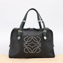 LOEWE Hand Bag Leather Green Silver Auth yk20838V-12