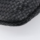 BOTTEGA VENETA INTRECCIATO Hobo Bag Leather Black 115653 Auth yk20840SAV-16