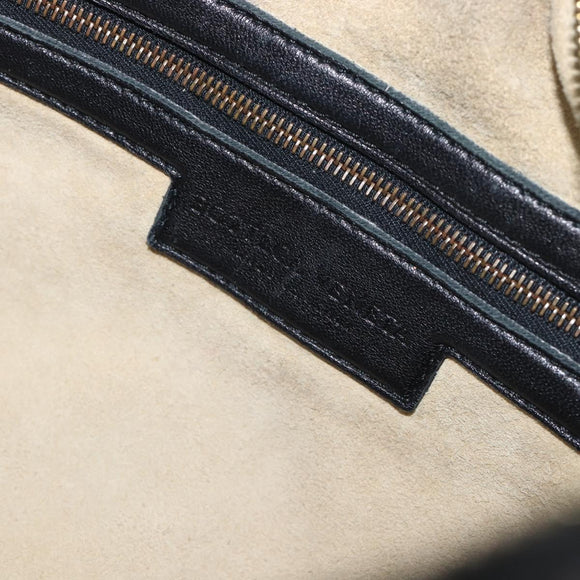 BOTTEGA VENETA INTRECCIATO Hobo Bag Leather Black 115653 Auth yk20840SAV