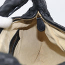 BOTTEGA VENETA INTRECCIATO Hobo Bag Leather Black 115653 Auth yk20840SAV-18