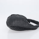 BOTTEGA VENETA INTRECCIATO Hobo Bag Leather Black 115653 Auth yk20840SAV-3