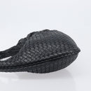 BOTTEGA VENETA INTRECCIATO Hobo Bag Leather Black 115653 Auth yk20840SAV-4