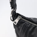 PRADA Shoulder Bag Leather Black Silver Auth yk20841SAV-19
