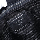 PRADA Shoulder Bag Leather Black Silver Auth yk20841SAV-20