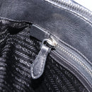 PRADA Shoulder Bag Leather Black Silver Auth yk20841SAV-23