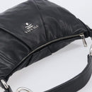 PRADA Shoulder Bag Leather Black Silver Auth yk20841SAV-6