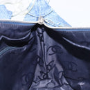 CHANEL COCO Mark Shoulder Bag Denim Blue Silver CC Auth yk20842V-20